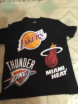 T-Shirt NBA Lakers-OKC-Miami