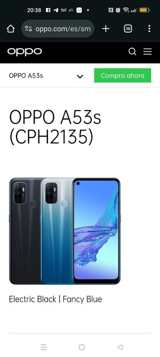 Oppo A53s (CPH2135) - 128 nero