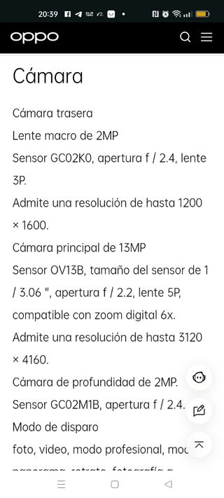Oppo A53s (CPH2135) - 128 nero