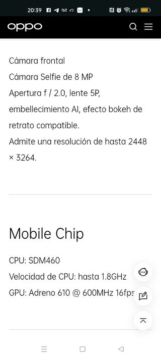 Oppo A53s (CPH2135) - 128 nero