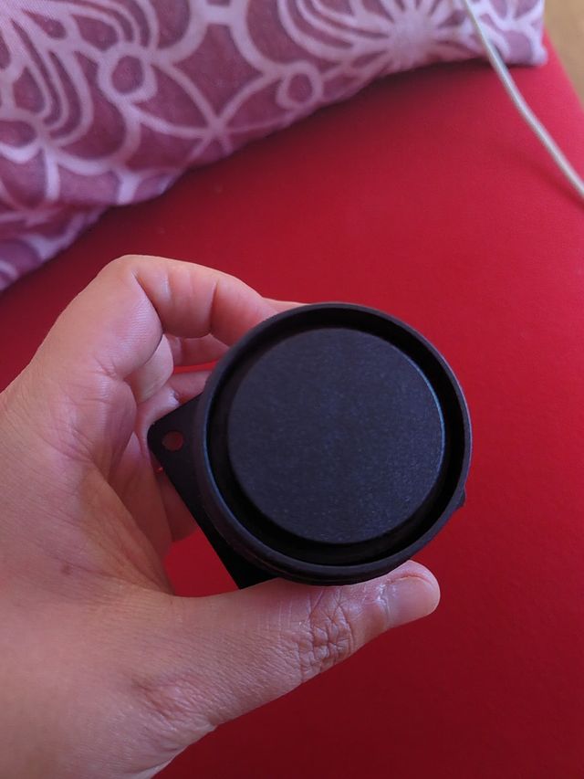 4 Patas muebles - Aluminio y plástico negro