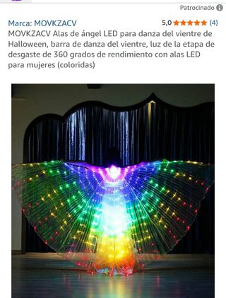 Alas luces LED multicolor