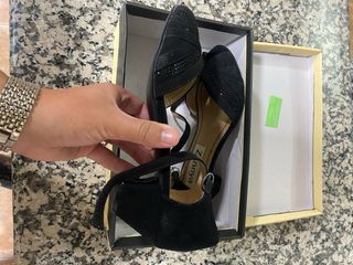 Tacones negros Zannya, talla 36, Nuevos