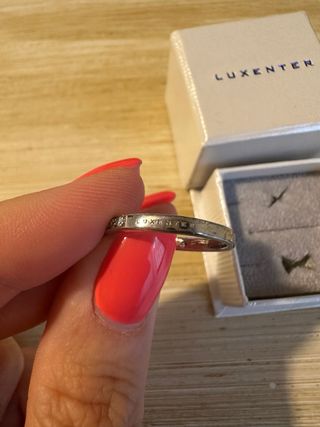 Anillo Luxenter plata circonita