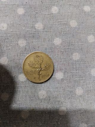 20 Lire Italia 1958