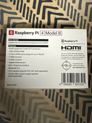 Raspberry Pi 4 Model B 1GB RAM