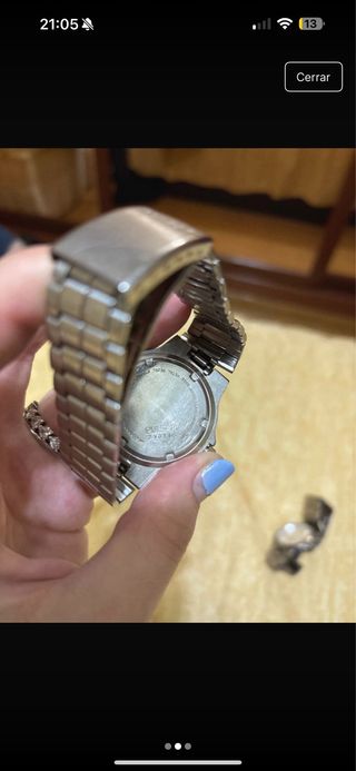 Reloj Pulsar plateado