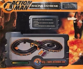 2 Scalextric: Action Man Racing Extreme y otro