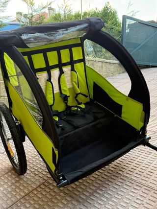 Carrito bici niño doble