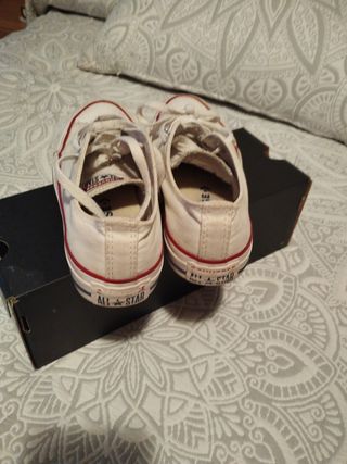 Converse All Star blancas 36
