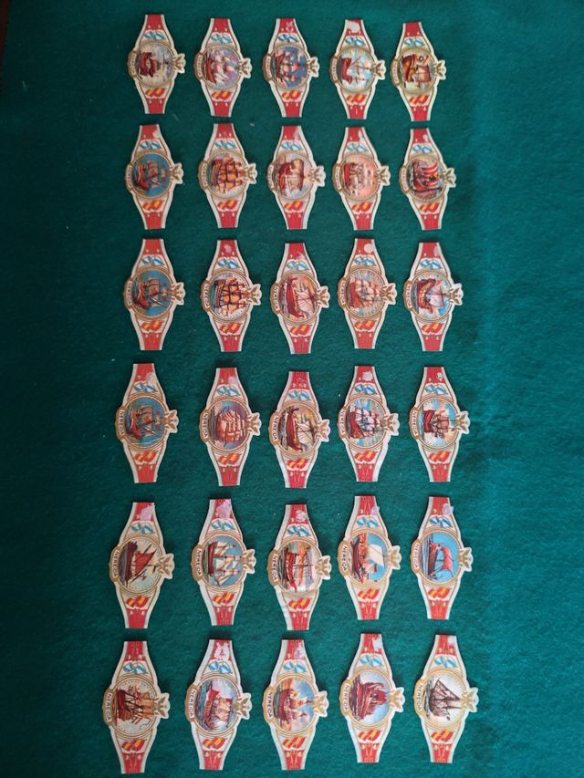 25 Vitolas Antigua NEREIDA , mas 5 repetidas