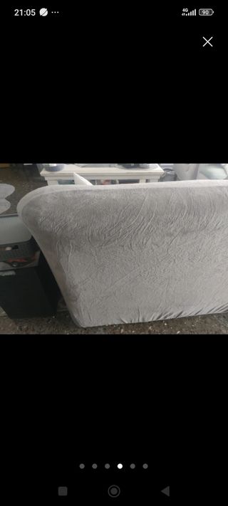 Copridivani grigi - 2 pezzi.3/2 posti