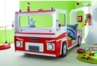 Cama Camión Bomberos Infantil 95x214cm