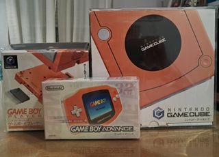 Nintendo GameCube - Game Boy Player - GBA (Orange)