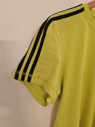Camiseta Adidas niño talla M verde