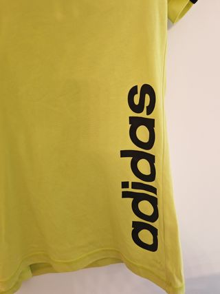 Camiseta Adidas niño talla M verde