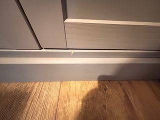 Vitrina gris 3 piezas - Muebles madera