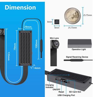 Mini cámara espía oculta // WIFI