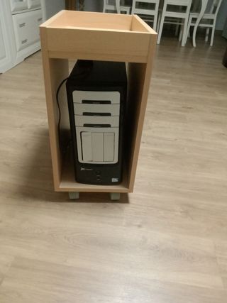 Mueble auxiliar madera beige