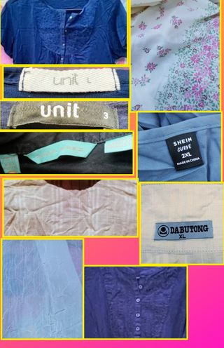 9 BLUSAS DISTINTOS ESTILOS/1X0,5€