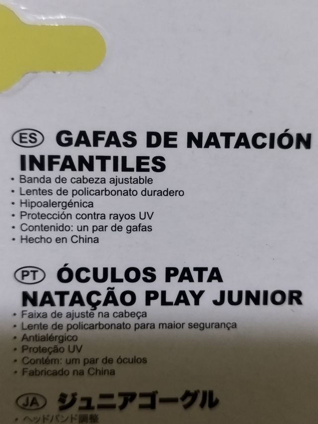 Gafas natación INTEX niñ@s