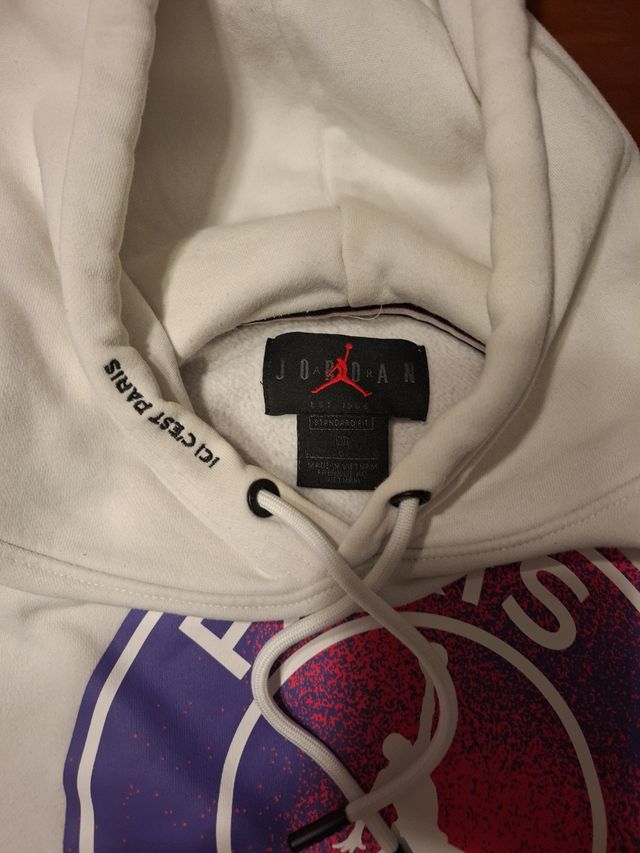 Sudadera Jordan PSG blanca