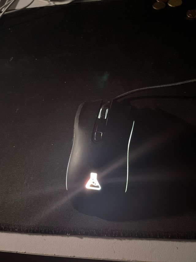 Ratón g-Lab RGB - Negro/Verde