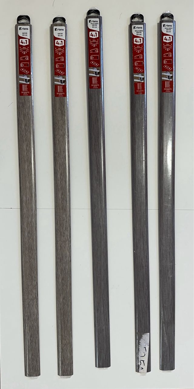 Perfiles aluminio Artens GR130 y GR135 - 5uds