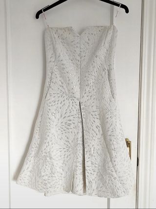 Vestido novia corto