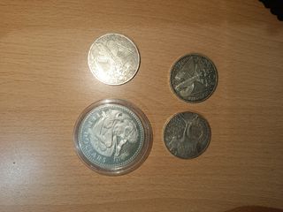 4 Monedas Plata - Coleccionismo