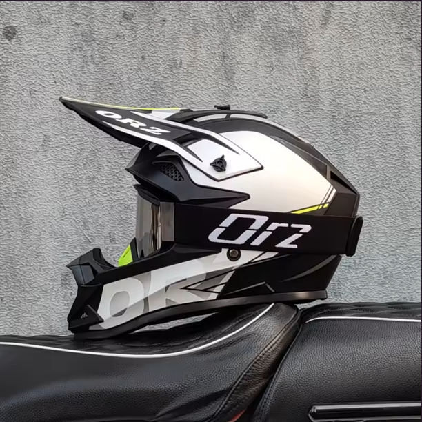Casco Motocross ORZ Off-Road y Enduro.