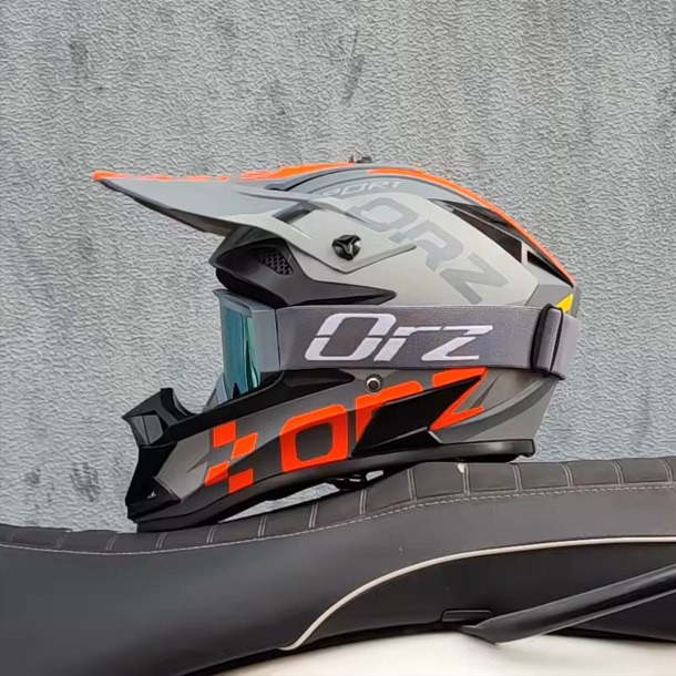 Casco Motocross ORZ Off-Road y Enduro.