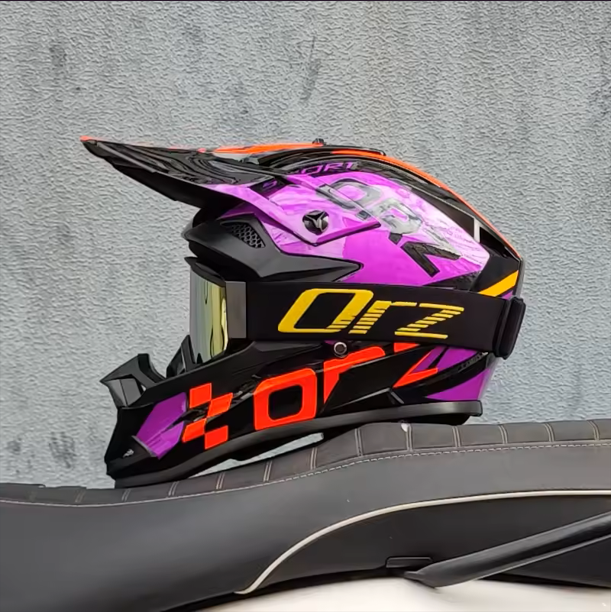 Casco Motocross ORZ Off-Road y Enduro.