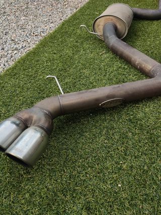 Tubo escape + Downpipe 3" en INOX VW 2.0 TSI