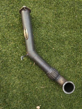 Tubo escape + Downpipe 3" en INOX VW 2.0 TSI