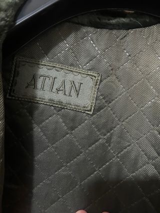 Chaquetón largo ATIAN verde oliva