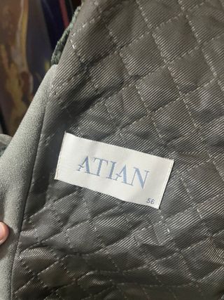 Chaquetón largo ATIAN verde oliva
