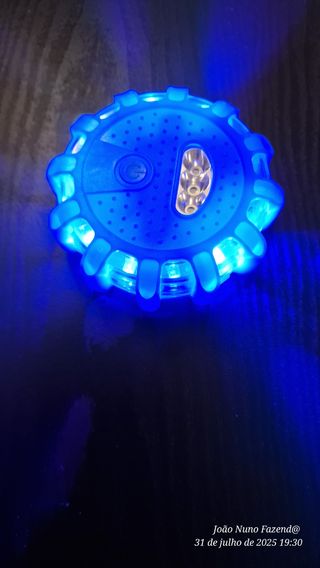 Luz de advertência azul - LED