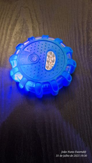 Luz de advertência azul - LED