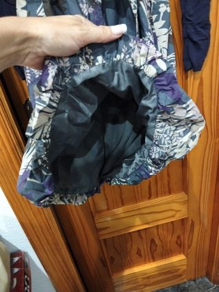 Vestido  morado estampado
