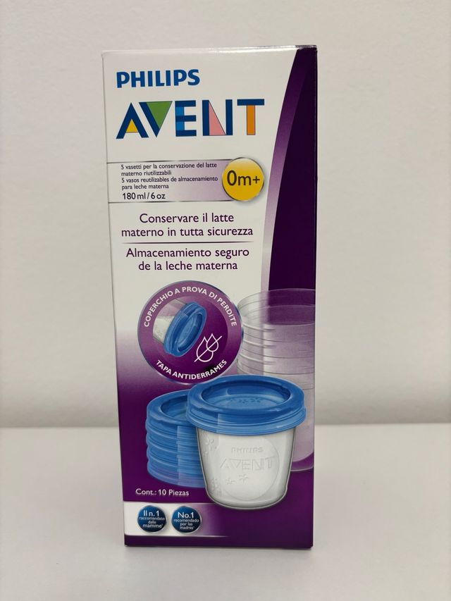 vasos reutilizables para leche materna