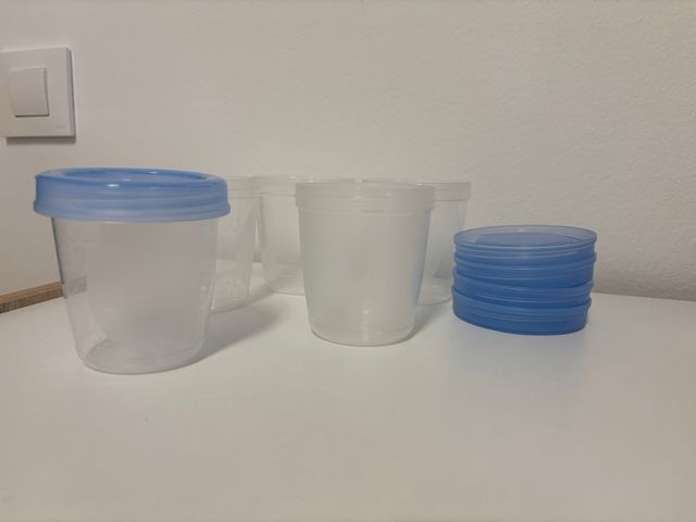 vasos reutilizables para leche materna