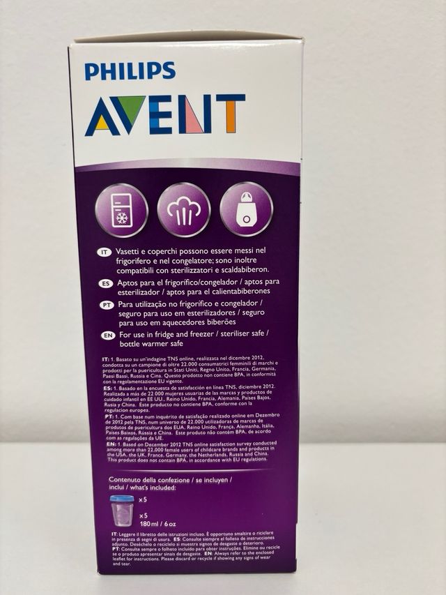 vasos reutilizables para leche materna