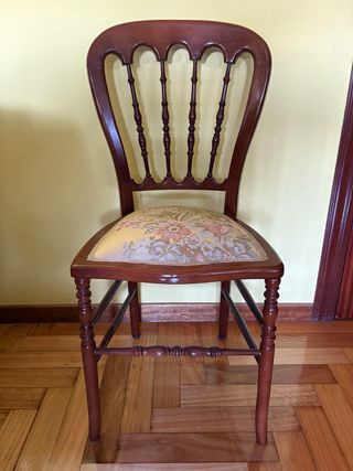 3 Sillas Comedor Madera Antiguas