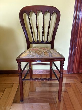 3 Sillas Comedor Madera Antiguas