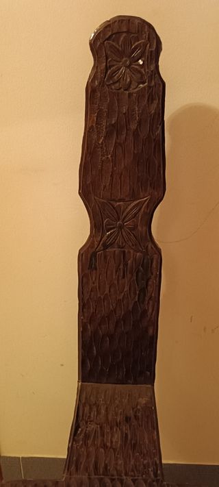 Silla partera antigua de madera