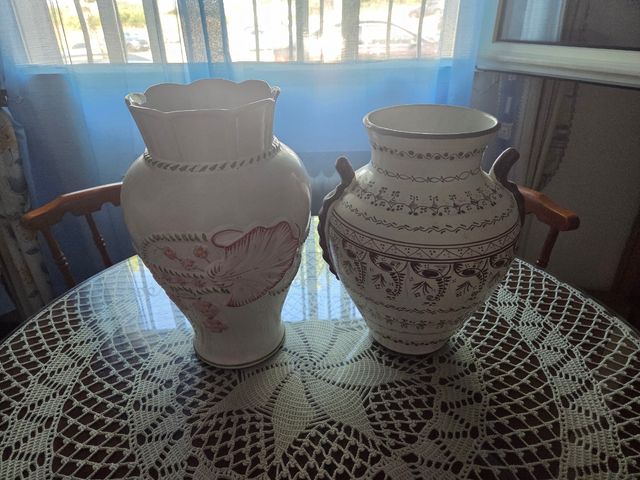 Jarrones cerámicos decorativos
