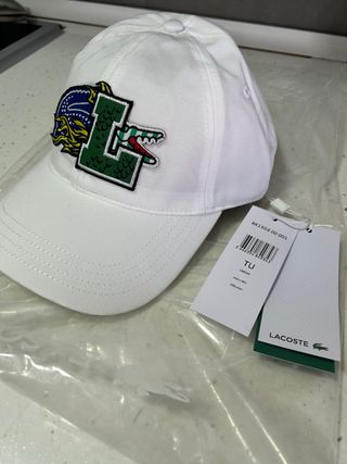 Gorro Lacoste blanco