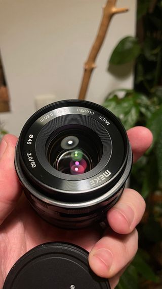 Objetivo Meike 50 mm f / 2.0 49Ø Canon eos M
