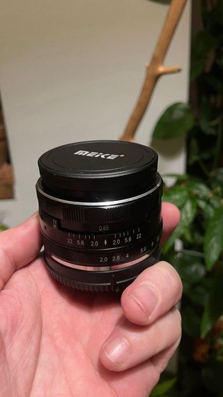 Objetivo Meike 50 mm f / 2.0 49Ø Canon eos M